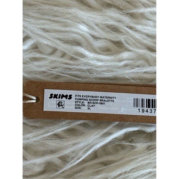 Skims Fits Everybody Maternity Pumping Scoop Bralette Clay Size XL - Picture 11 of 11